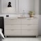 Manhattan Comfort Granville 55.07 Double Wide Dresser in Light Grey DR-5036 - alternate 7